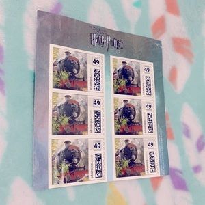 Harry Potter hogwarts express postage stamp set in great condition